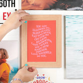 Oakdene Designs Prints Mindful You Are Allowed To Print